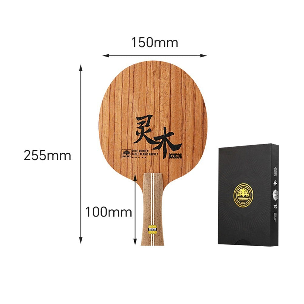 Rosewood Table Tennis Racket Paddle with Enhanced Stability and Control