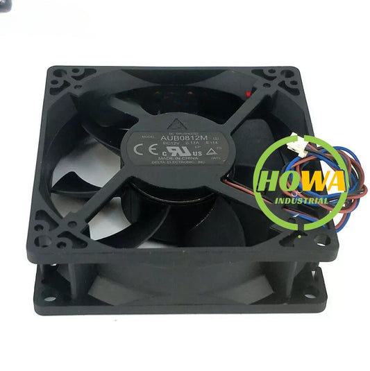 1/piece  AUB0812M DC12V 0.17A 8025 8CM 3-wire Delta Projector Cooling Fan