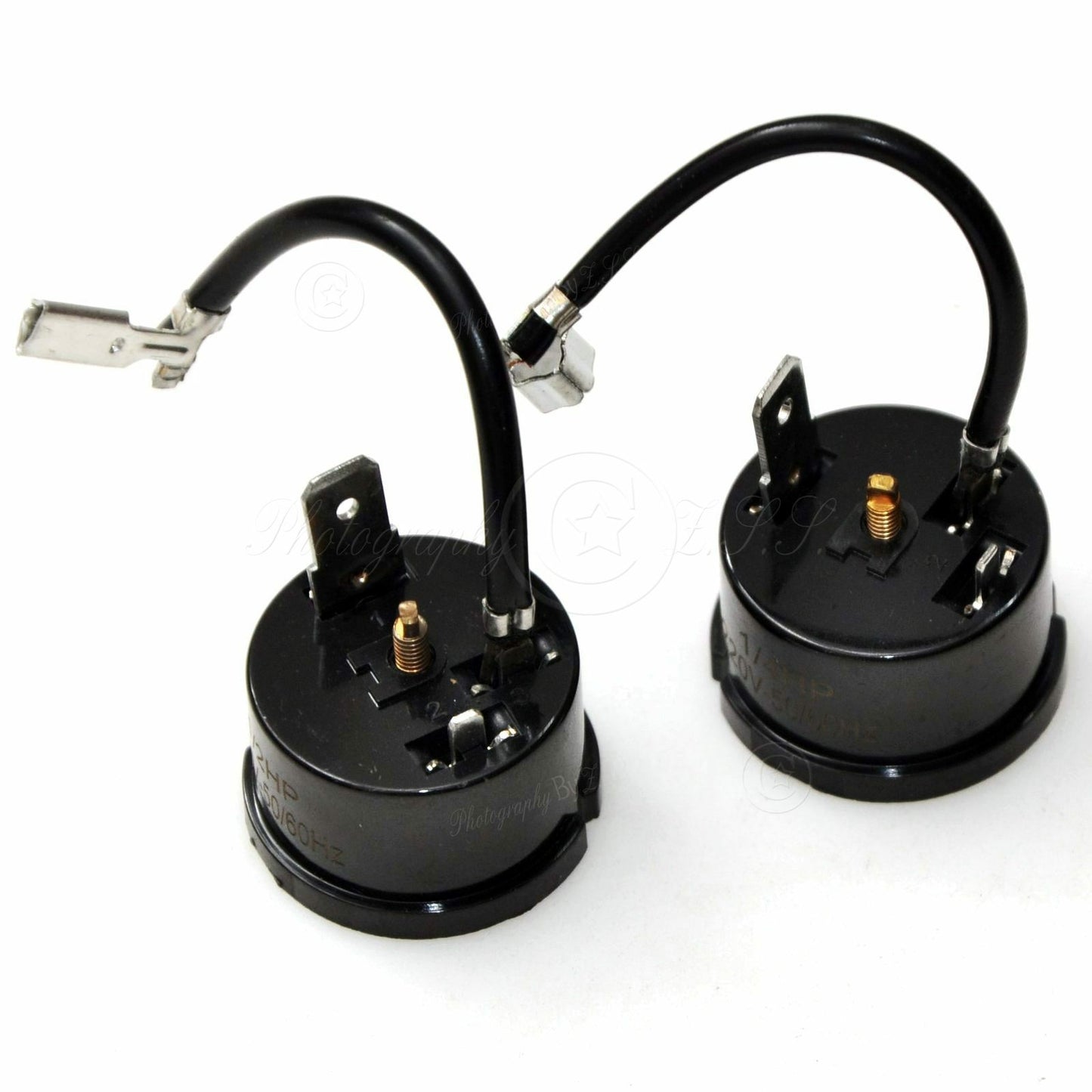 2x Universal 1/4HP 180W Washer Fridge Cooler Compressor Motor Overload Protector