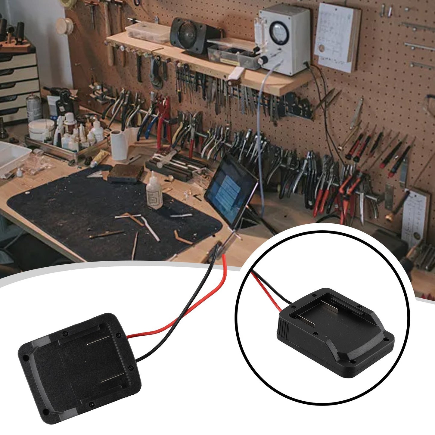 Battery Adapter Adaptor Output Power Replacement 1 Piece 12 Accessory