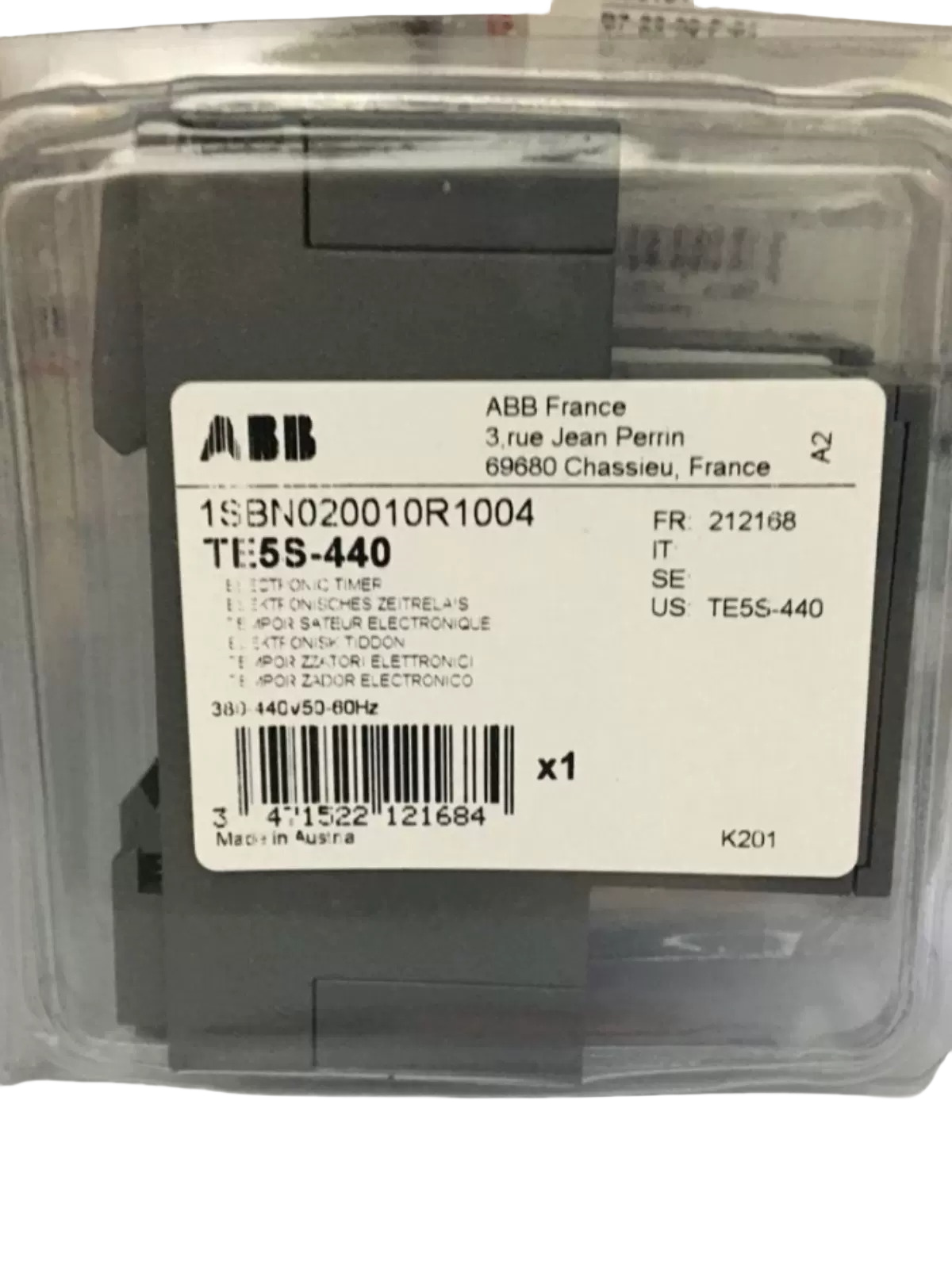 1/Piece TE5S-440 ABB Time Relay Voltage 380-440V 1SBN020010R1004
