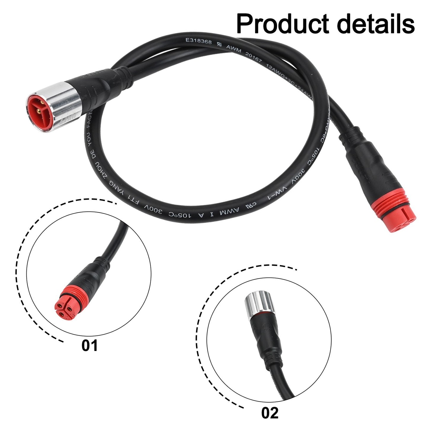 Motor Adapter Solution Efficiently Connect with a 50cm Extension Cable