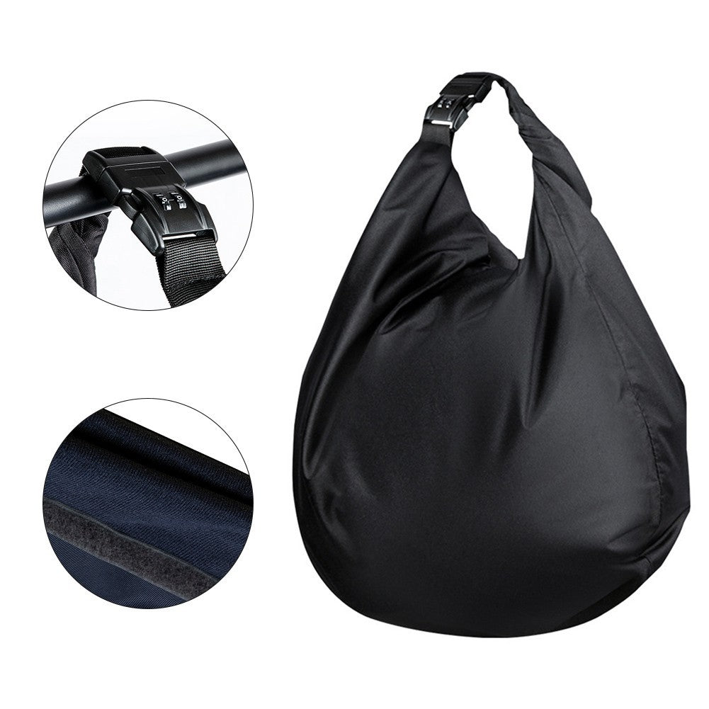 Sleek Design Waterproof Motorcycle Helmet Backpack with Locking System