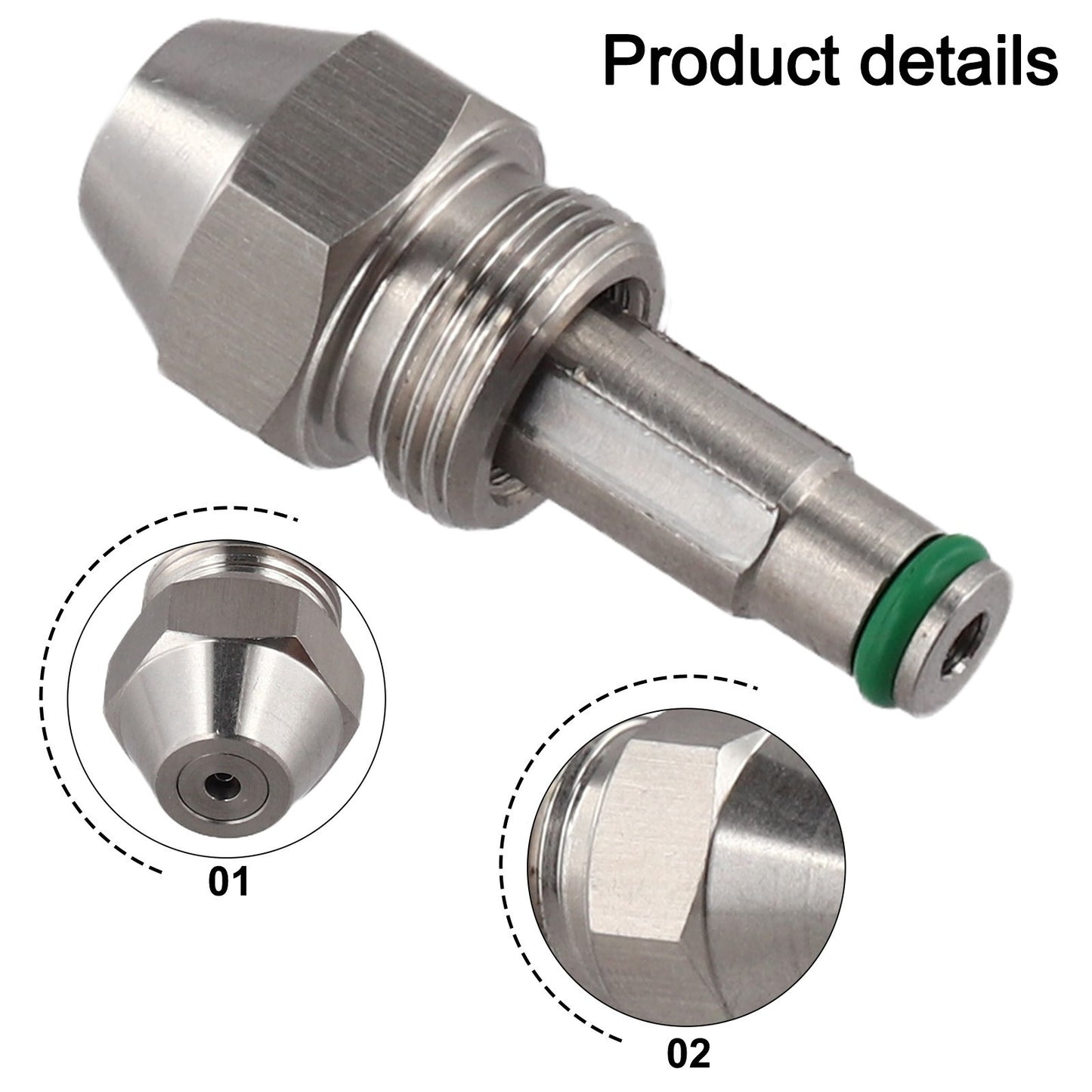 High Efficiency Nozzle for Waste Oil with Adjustable Spray Characteristics