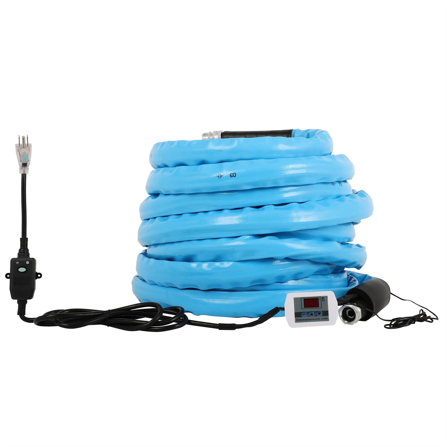 50 FT Heated Water Hose for RV,Heated Drinking Water Hose with Thermostat