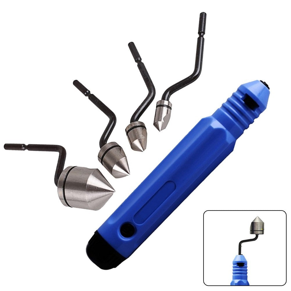Deburring Tool with Changeable Cutter Heads for Various Materials NB1000 Handle