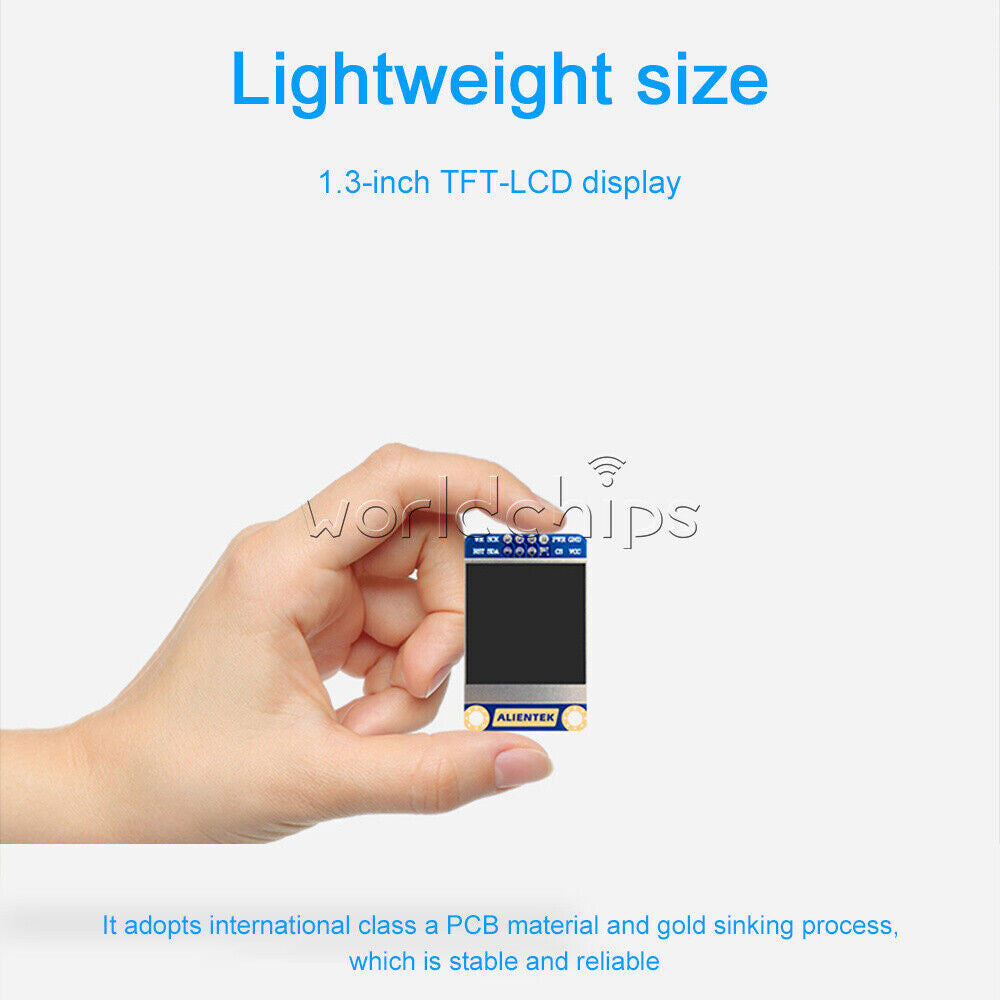 1.3" TFT LCD liquid crystal display module ST7789 Drives IPS 8Pin 4Wire SPI Port