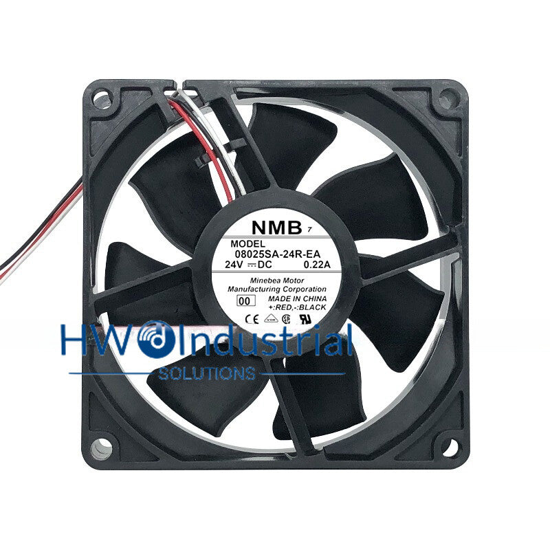 NMB 08025SA-24R-EA 24V 0.22A 8025 8CM Inverter Cooling Fan 3-wire