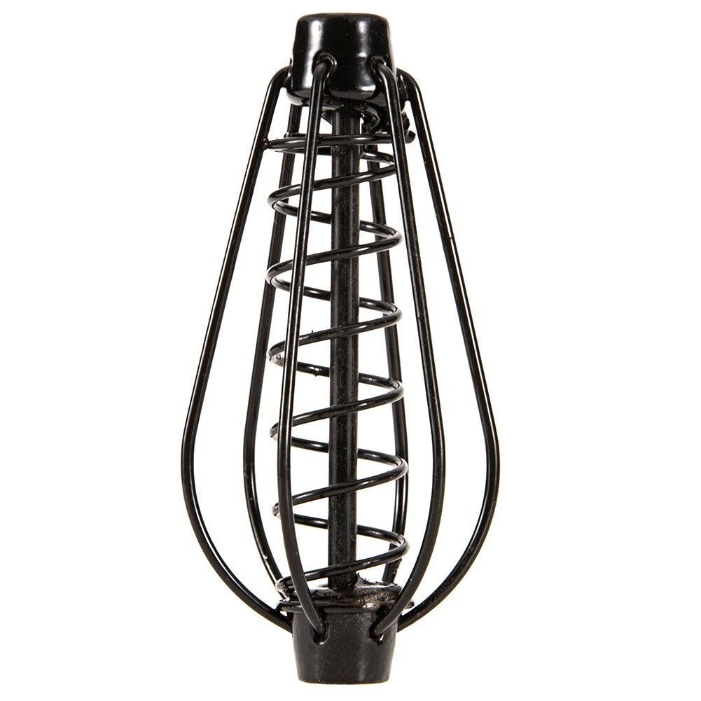 Carp Fishing Feeder 4 Sizes Bait Cage Black Spring Sinker Swim Feeders 10pcs