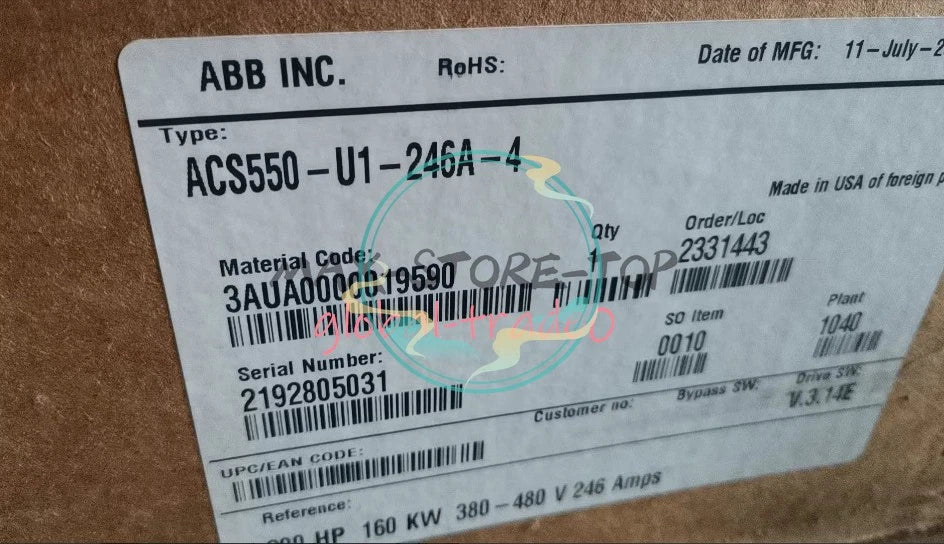 ACS550-U1-246A-4    Frequency converter Fast Shipping  or UPS