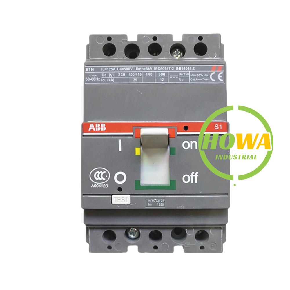 1/pc  ABB Molded Case Circuit Breaker S1N125 R125 3P F FC 1SDA000174R1