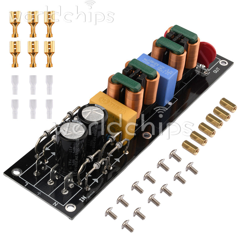 AC110V-265V 15A 2000W EMI Power Filter Module High Frequency Filter Board