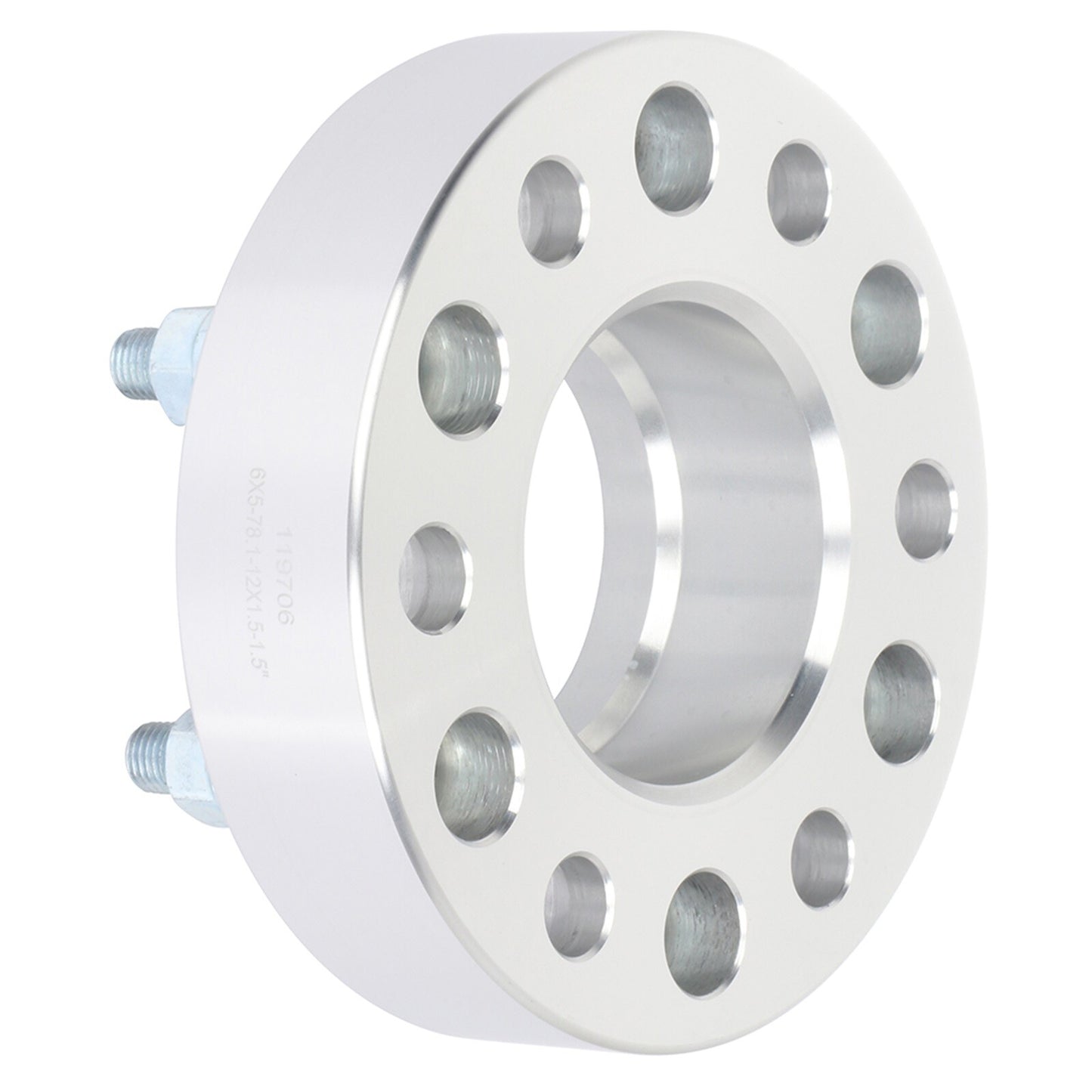 2 Pcs 1.5" 6x5 Hub Centric Wheel Spacers 12x1.5 For Chevy Trailblazer GMC Envoy