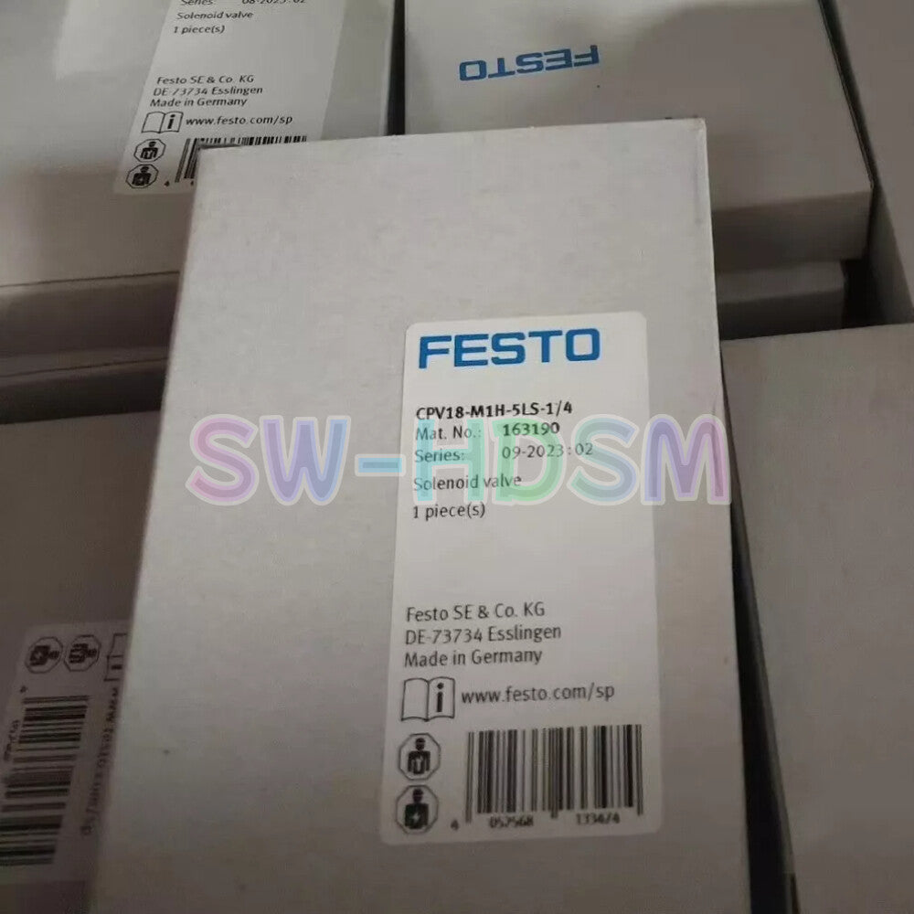 1PCS  For Festo CPV18-M1H-5LS-1/4 163190 Solenoid Valve freight free