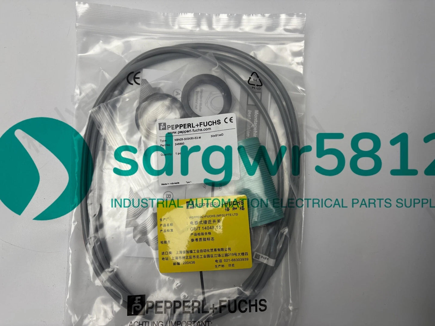 1PCS  For PEPPERL + FUCHS NBN25-30GK50-E2-M Proximity switch sensor #P
