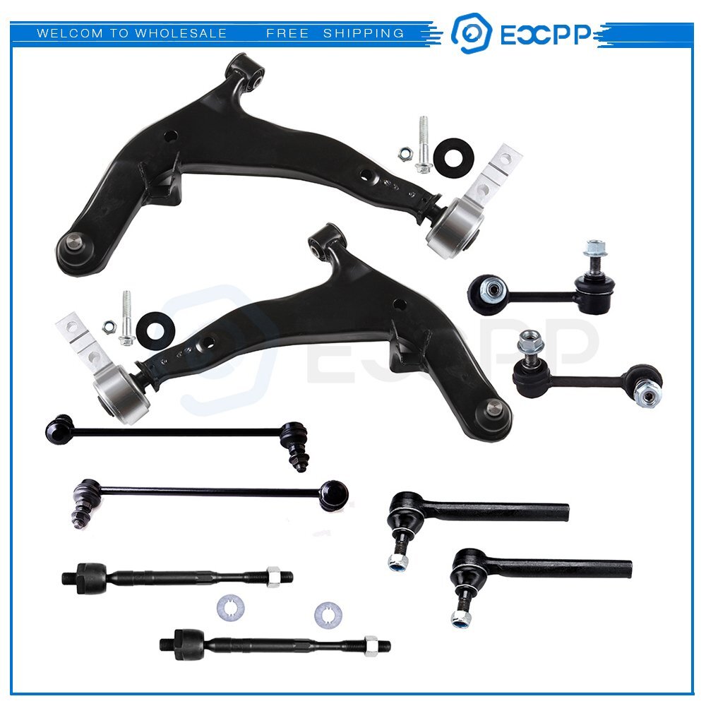 Steering 10x Front Control Arms Rear Sway Bar Links Part Fits Nissan Murano