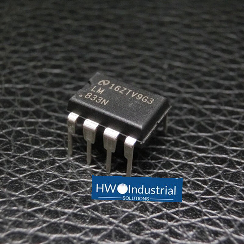 10pcs LM833N Low Distortion Dual Channel Audio Operational Amplifier DIP-8
