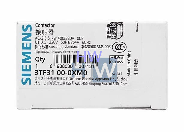 1Pc SIE-MENS 3TF31 AC Contactor 3TFT3100-0XM0 AC220V