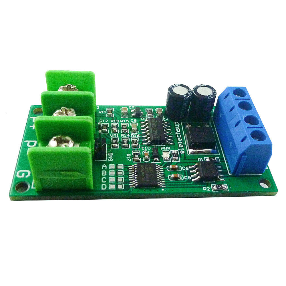 DC12V PT100 RTD Converter RS485 Modbus Rtu Temperature Sensor Module Board