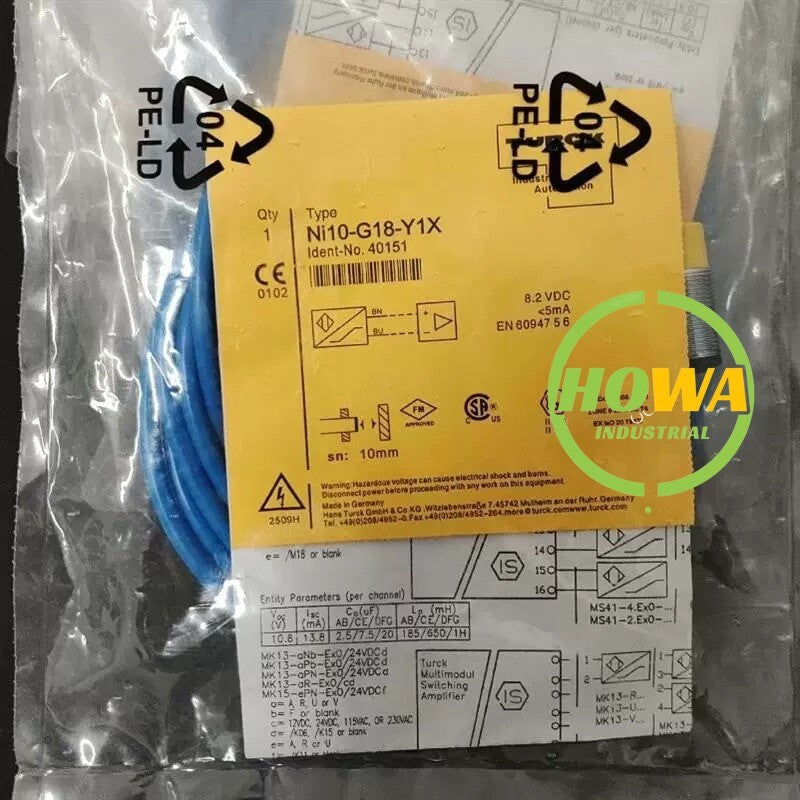 1/Piece   Ni10-G18-Y1X 40151 TURCK Sensor Proximity Switch