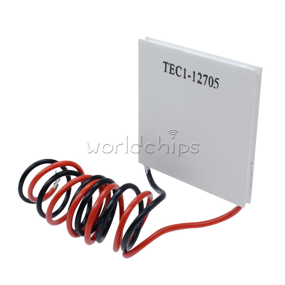5pcs TEC1-12705 Heatsink Thermoelectric Cooler Cooling Peltier Plate Module top