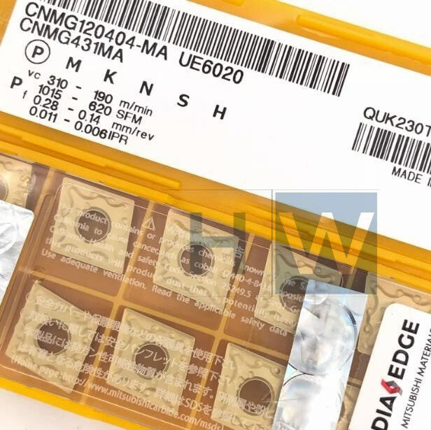 Box/10Pcs CNMG120404-MA UE6020 Diamond Outer Circular CNC Blade