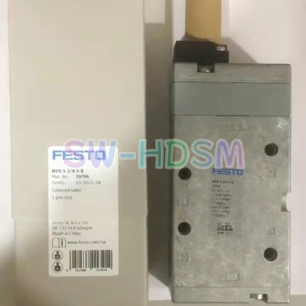 1PCS  For FESTO MFH-5-3/8-S-B 19706 Solenoid Valve freight free