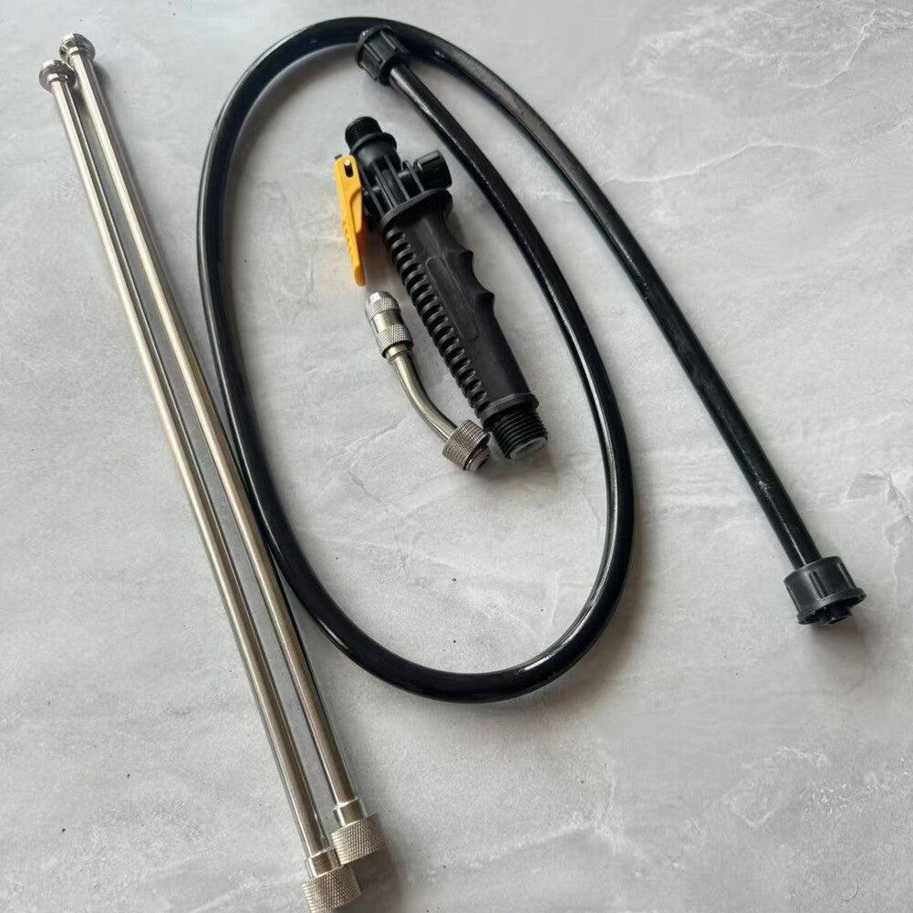 High Pressure Sprayer with Adjustable Nozzle and Ergonomic Trigger Wand Design