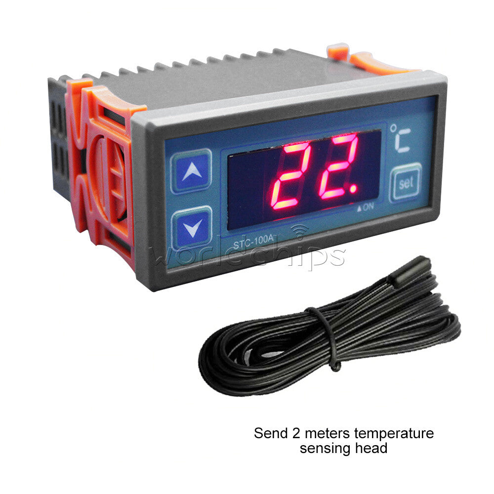 STC-100A Digital Thermostat Smart Temperature Controller AC220V NTC Sensor
