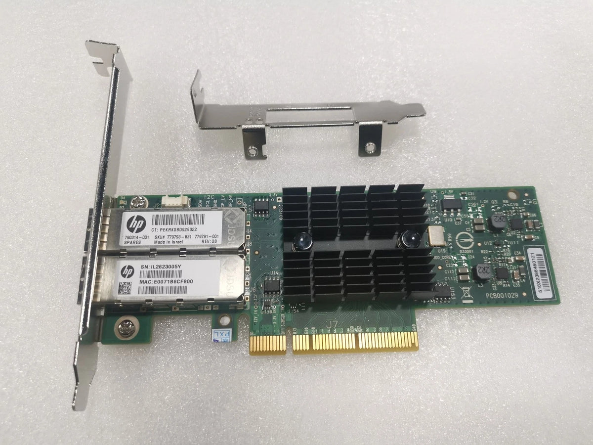 HP MCX312B-XCCT 546SFP Mellanox ConnectX-3 Pro Dual Port 10Gb SFP + 2PC 3M Cable