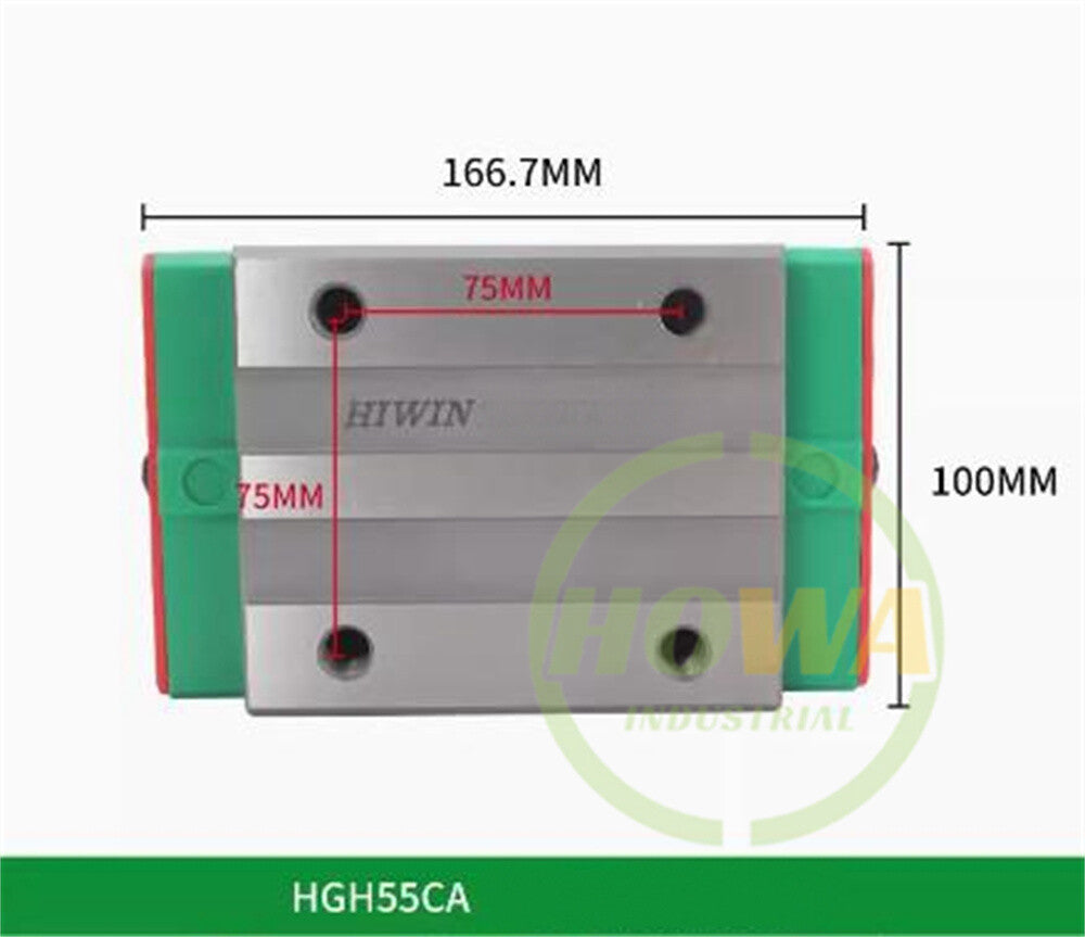 1/Piece  HIWIN Linear Guide Square Slider HGH55CA