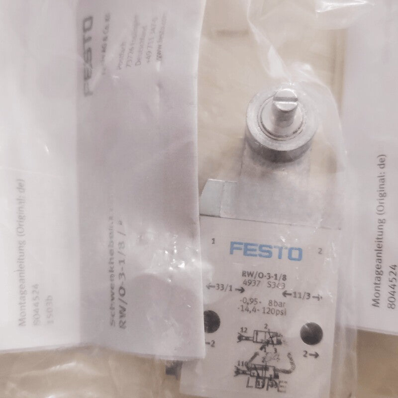 1PC For Festo RW/O-3-1/8 4937 Swivel Lever Valve