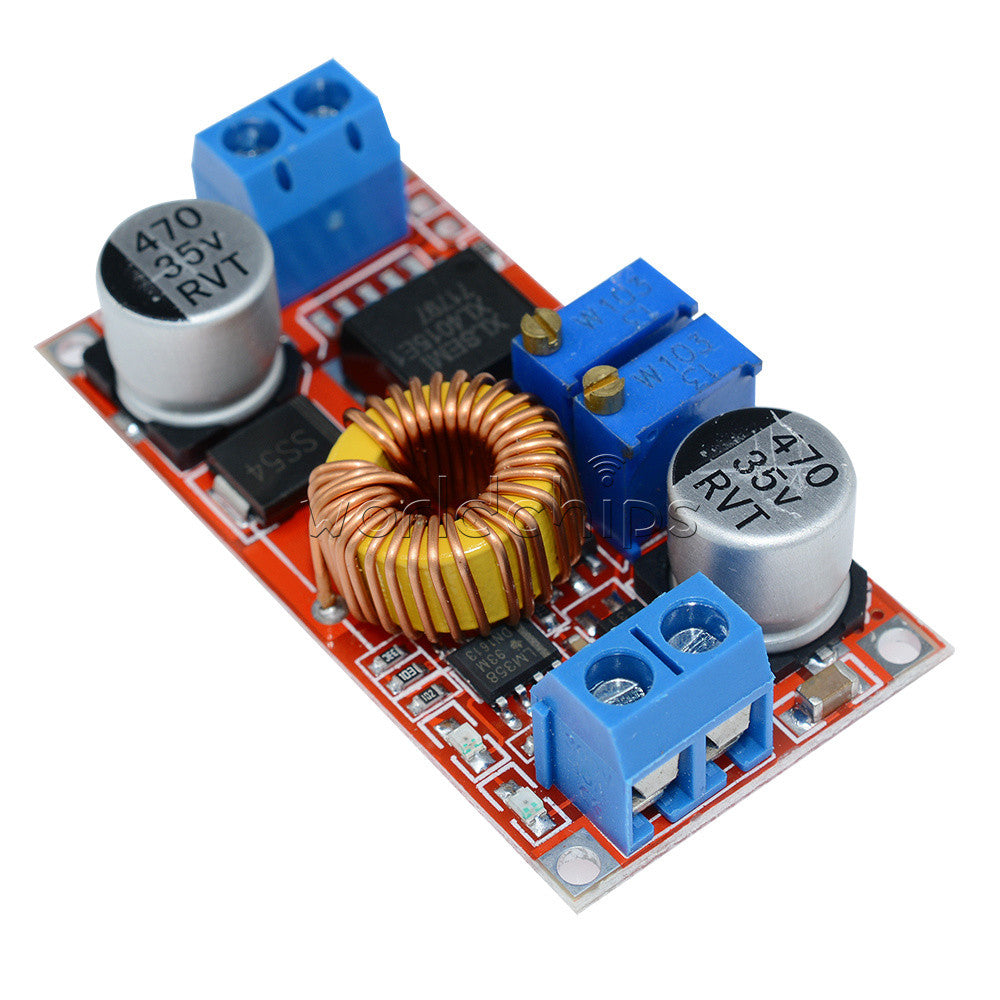 5PCS XL4015 CC CV 5A Step down 5-32V to 0.8-30V Power Supply Charger Buck Module