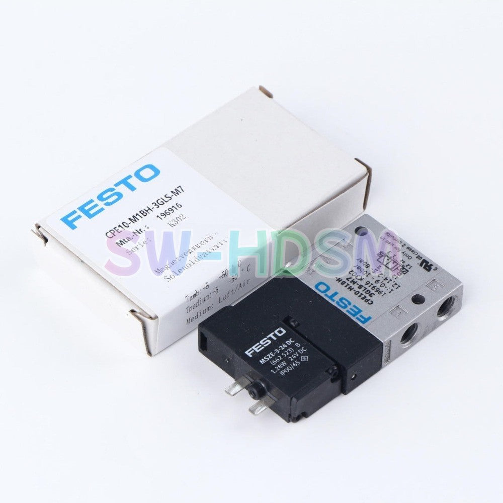1PCS  for FESTO CPE10-M1BH-3GLS-M7 196916 Solenoid Valve Freight Free