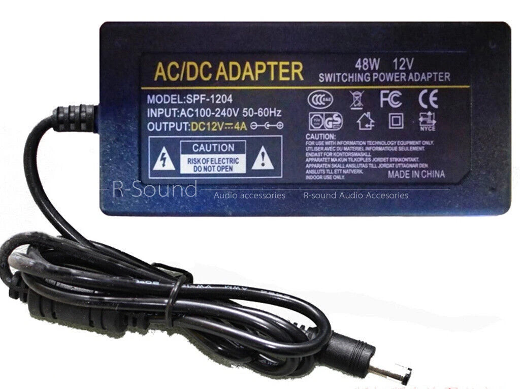 SPF-1204 DC12V4A 48W Power Adapter Model