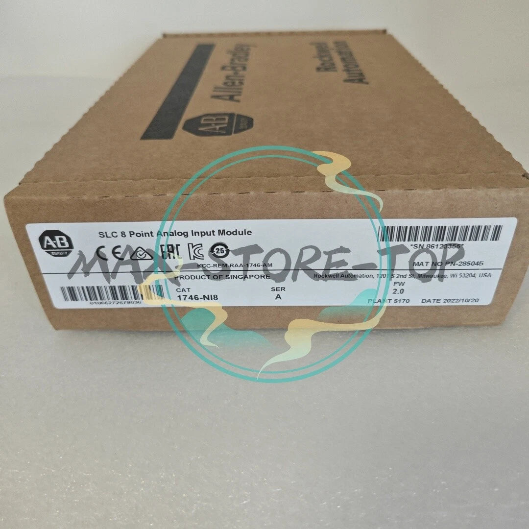 1 PCS  Sealed AB 1746-NI8 SER A SLC 500 Analog Input Module 1746NI8 In US