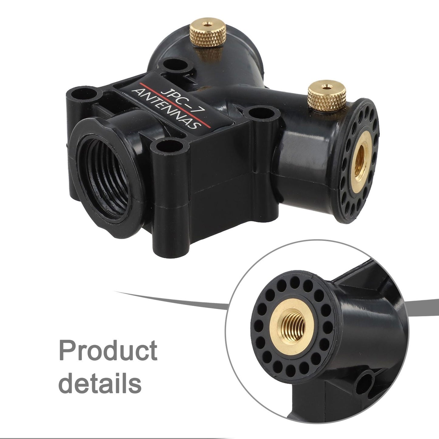 V Shaped Antenna Base for JPC 7 M10 5 58m Rod Designed for Harsh Environments