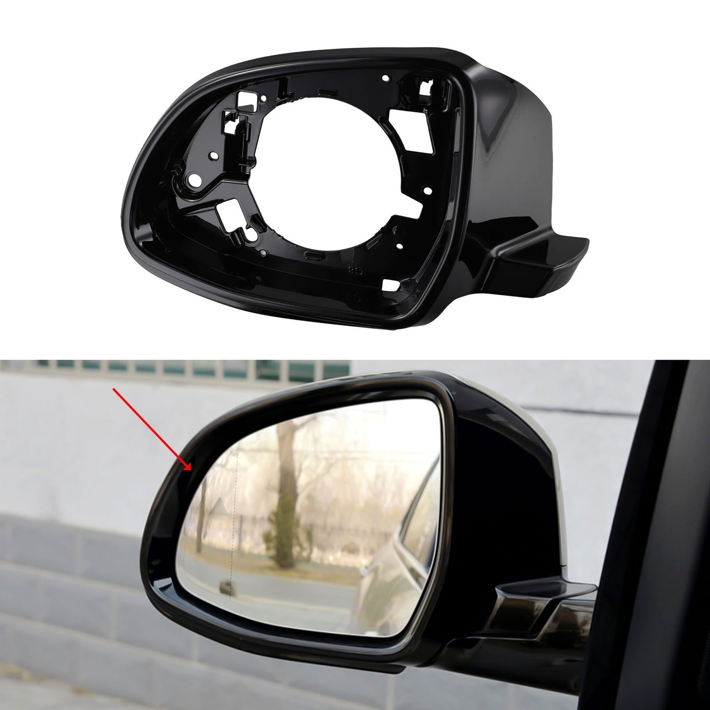 OEM Grade Left Driver Side Mirror Support Trim Ring for BMW G02 G01 G05 G06 G07