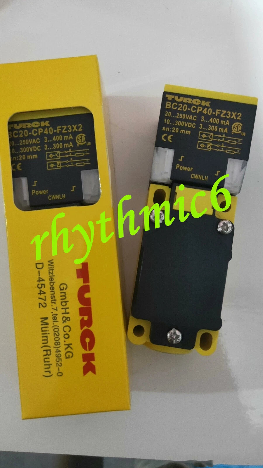 TURCK BC20-CP40-FZ3X2 Proximity Switch Sensors #ASD #P