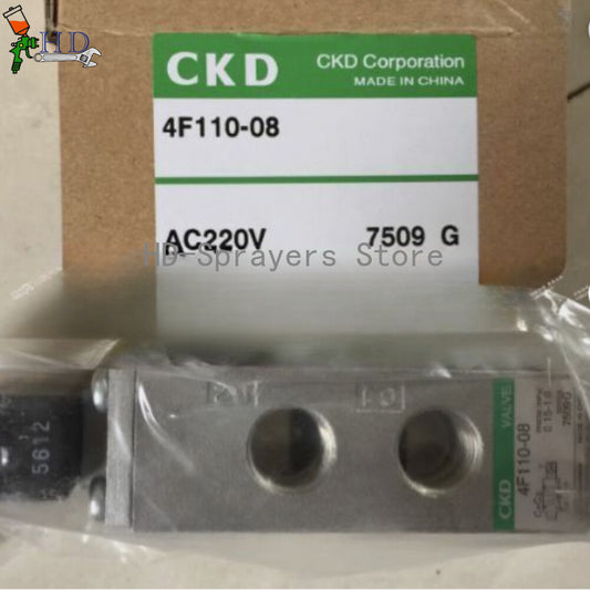 1PCS  For CKD 4F210-08-AC220V Solenoid Valve freight free 4F210-08 AC220V