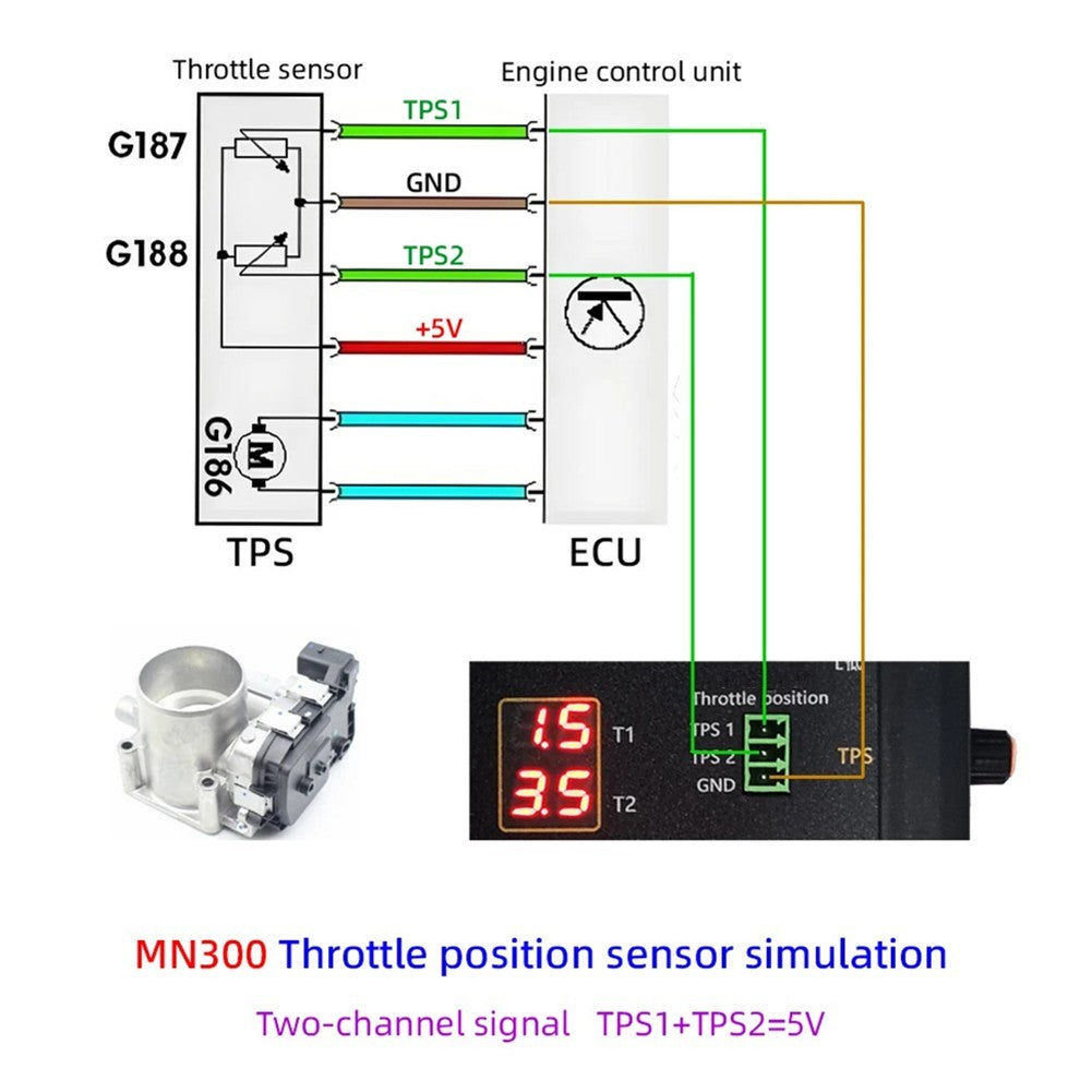 Comprehensive MN300 Car Sensor Simulator for Accurate Automotive Signal Testing