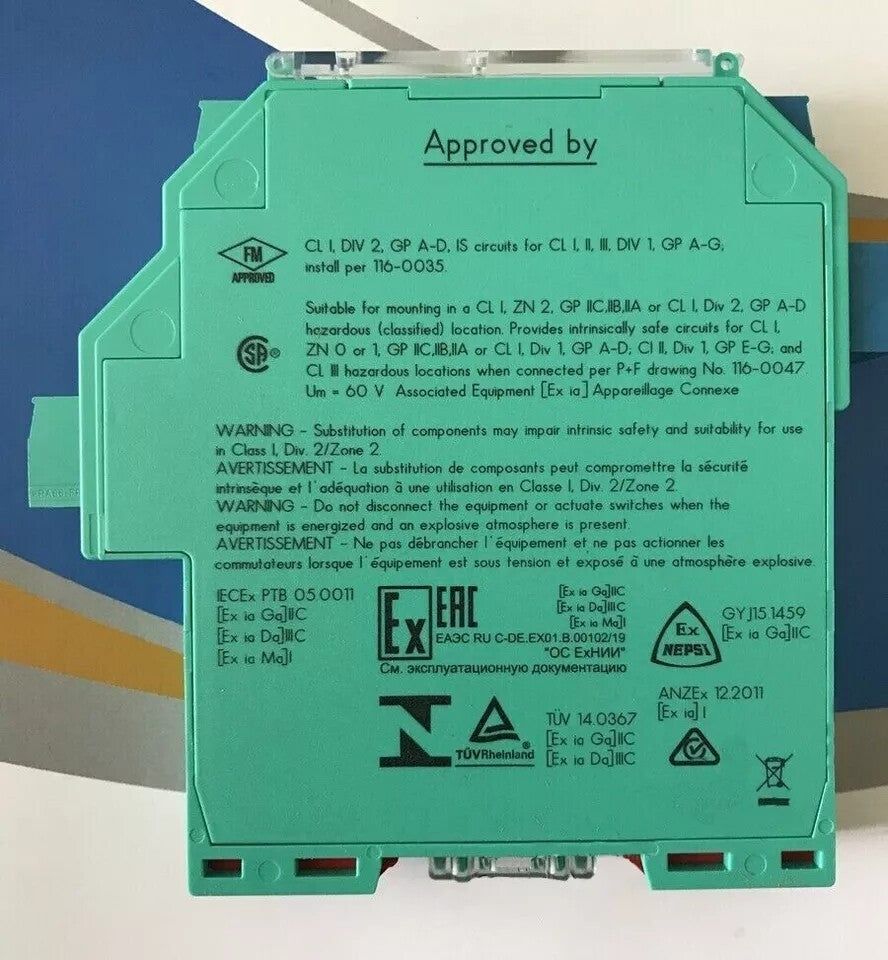 Pepperl+Fuchs P+F KFD2-STC4-Ex1.2O KFD2-STC4-Ex1.20 MODULE