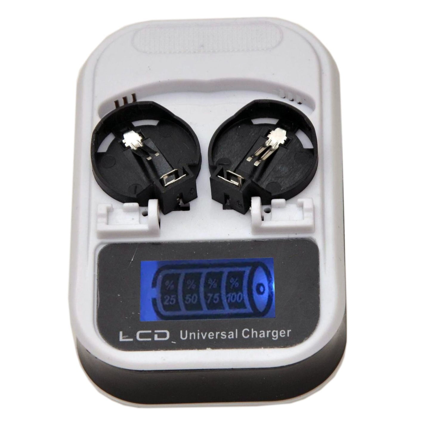 Dual Slots LCD AC Charger For LIR2016 LIR2025 LIR2032 ML2016 Cell Button Battery