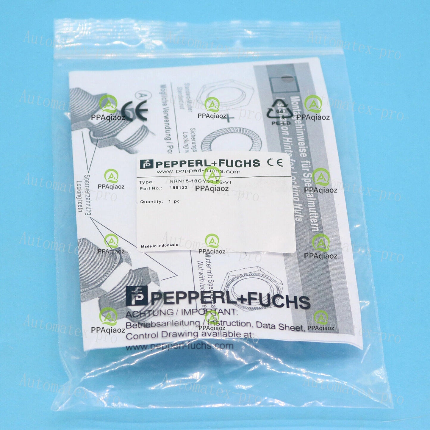 1Pcs  For Pepperl+Fuchs NRN15-18GM50-E2-V1 Inductiver Sensor Free Shipping