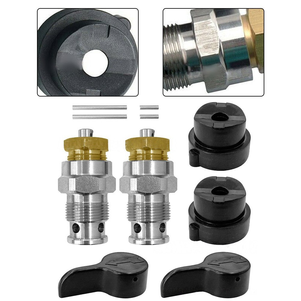 Airless Paint Sprayer Repair Valve 2Pack Replacement For Durable Aluminum Alloy