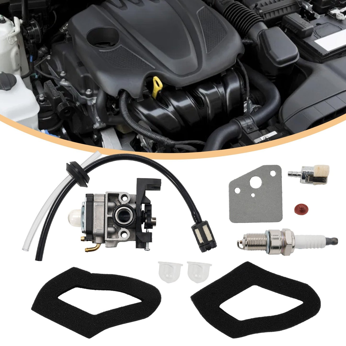 for Honda GX25 GX25N FG110  for MANTIS Tiller 4 Engine-Carburetor 16100Z0H825