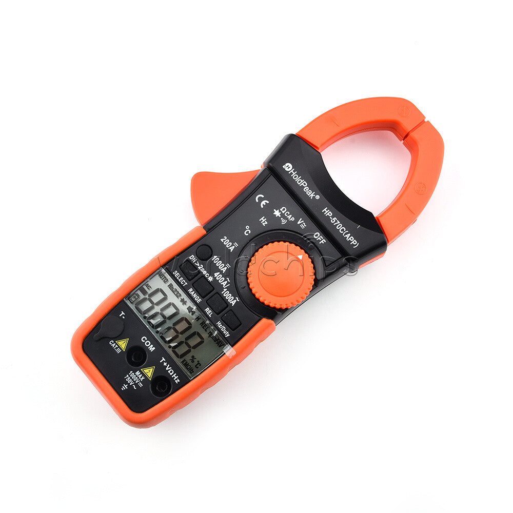Digital Clamp Meter DC Current 4000 Counts AC/DC Volt 1000A Handheld Tester