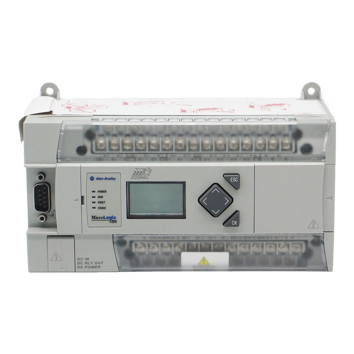 2023  Allen-Bradley 1766-L32AWAA SER C MicroLogix1400 32 Point Controller #P