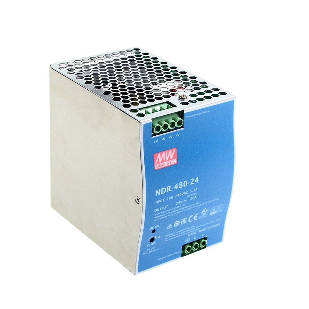 1pcs MEAN WELL NDR-480-24 Rail switch power supply 24V 20A 480W