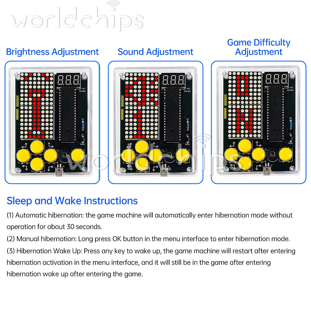 Children Game DIY Electronic Soldering Kit 51 Microcontroller Soldering Practice